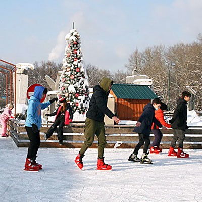 Ice-skating at BIS