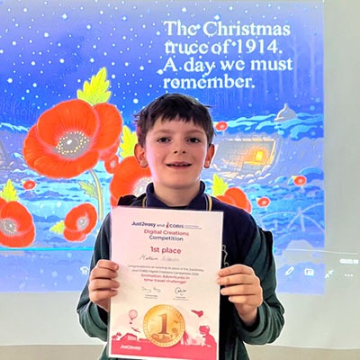 BIS Student Wins First Place at Prestigious COBIS Competition